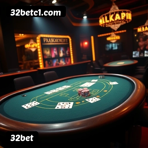 Jogos de Mesa Premium 32bet - Blackjack, Roleta, Baccarat